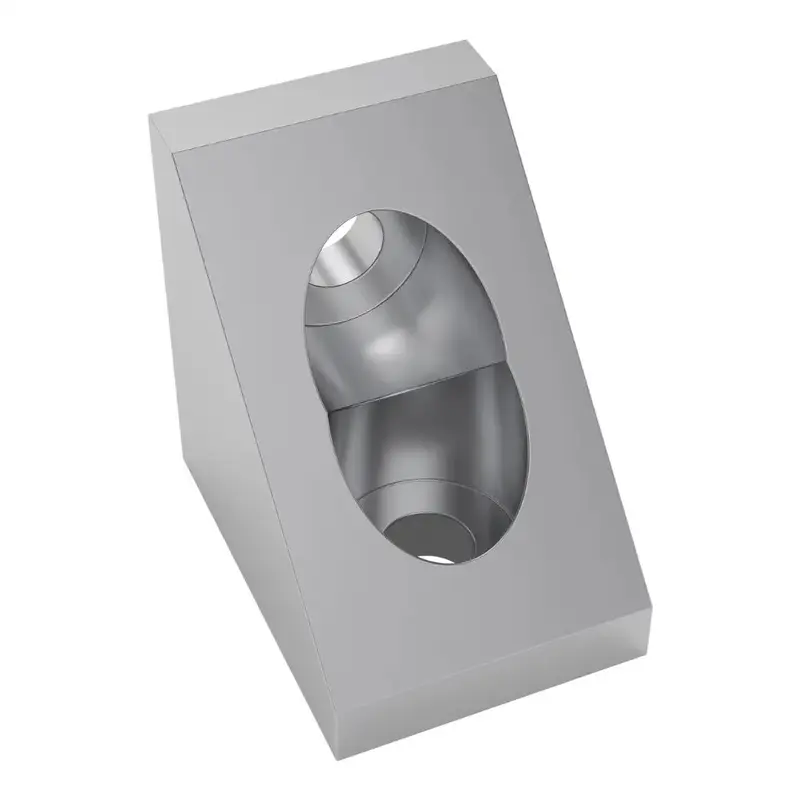 ServoCity 1204 Series Gusseted Angle Mount (1-3) - 2 Pack