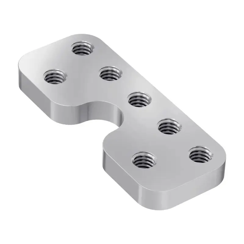 ServoCity 1225 Series Flat Mount for V-Groove Bearings (1-1) - 2 Pack