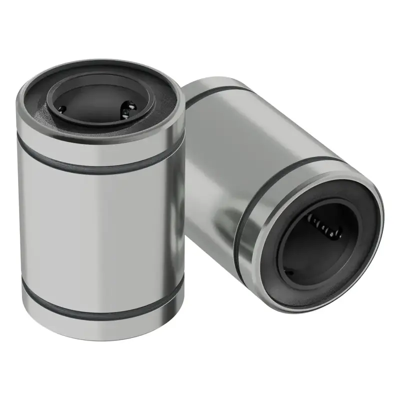 ServoCity 12mm ID Linear Ball Bearing (21mm OD, 30mm Length) - 2 Pack