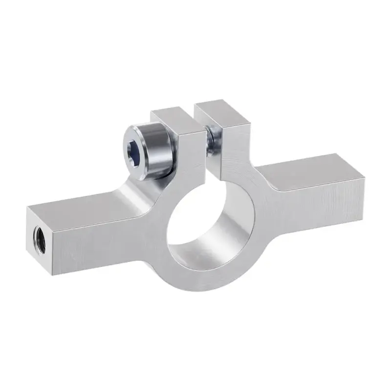 ServoCity 1402 Series 2-Side, 1-Post Clamping Mount (43mm Width, 12mm Bore)