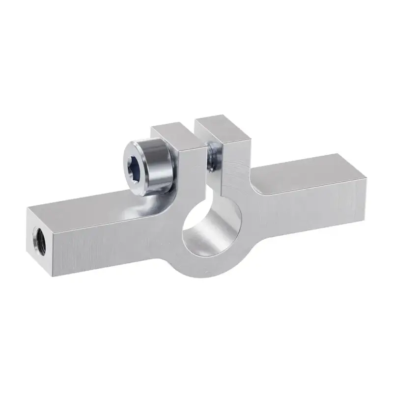 ServoCity 1402 Series 2-Side, 1-Post Clamping Mount (43mm Width, 8mm Bore)