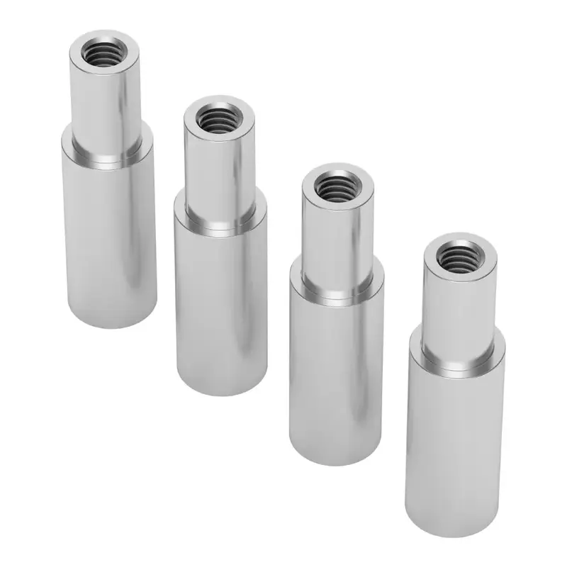 ServoCity 1503 Series M4 x 0.7mm Shoulder-Standoff (6-8mm OD, 10-19mm Length) - 4 Pack
