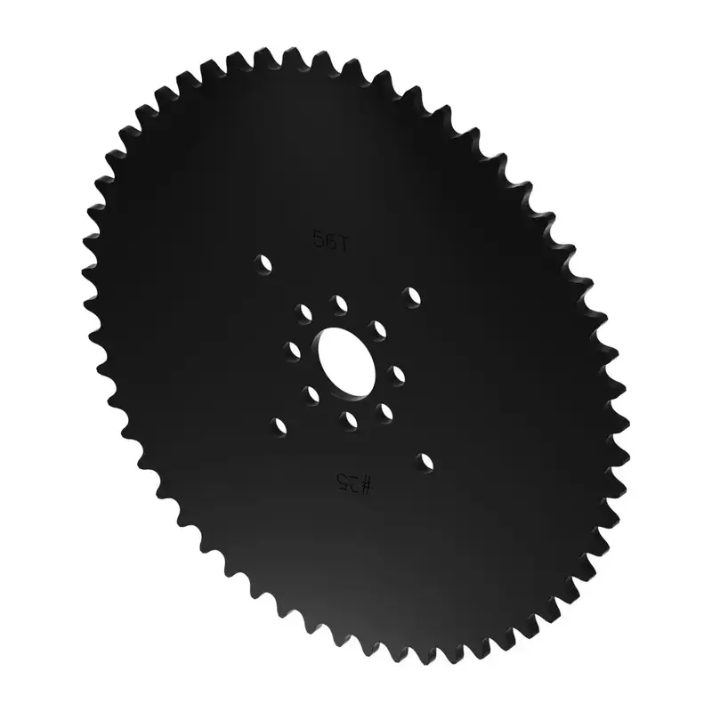 ServoCity #25 Pitch Acetal Hub-Mount Sprocket (14mm Bore, 56 Tooth)