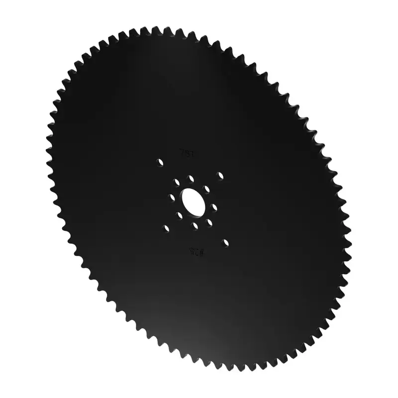 ServoCity #25 Pitch Acetal Hub-Mount Sprocket (14mm Bore, 78 Tooth)