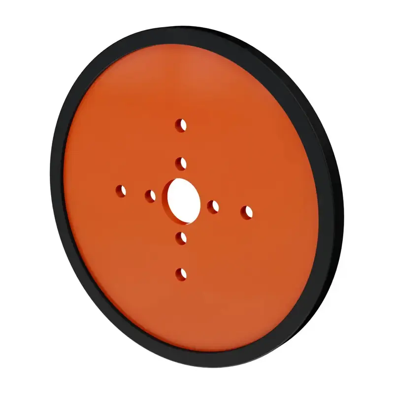 ServoCity 4" Acrylic Disc Wheel (Orange) - 2 Pack