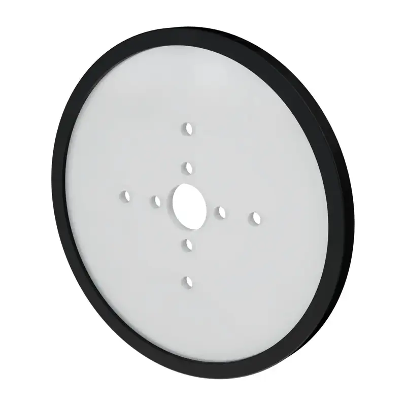 ServoCity 4" Acrylic Disc Wheel (White) - 2 Pack
