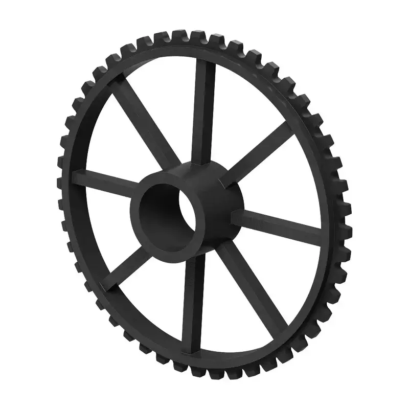 ServoCity 48 Tooth Press Fit Sprocket (0.1227" Pitch, 0.375" Bore)
