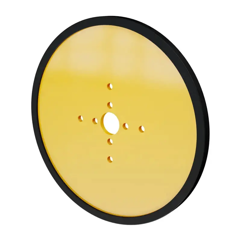 ServoCity 5" Acrylic Disc Wheel (Yellow) - 2 Pack