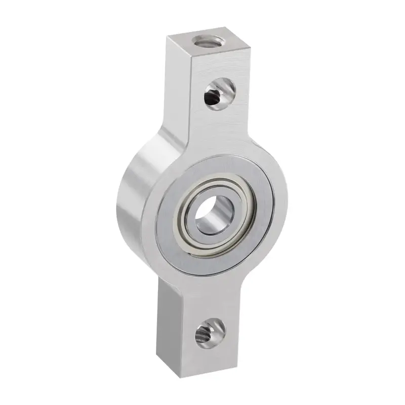 ServoCity 5mm Bore 2-Side, 1-Post Pillow Block (43mm Width)