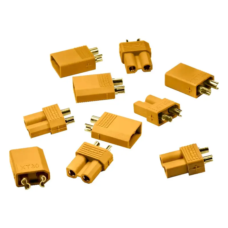 ServoCity Male XT30 & Female XT30 Connectors (5-Pair)