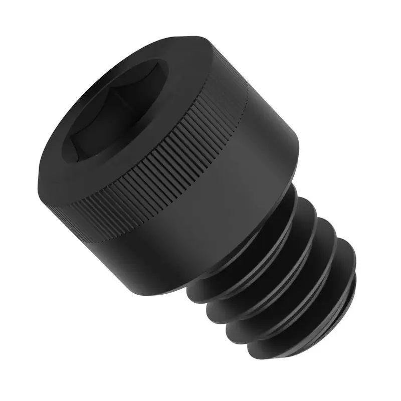 ServoCity 1/4"-20 Black-Oxide Socket Head Screw (0.250" Length) - 6 Pack