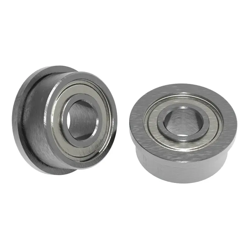 ServoCity 1/8" ID Flanged Ball Bearing (5/16" OD, 9/64" Thickness) - 2 Pack