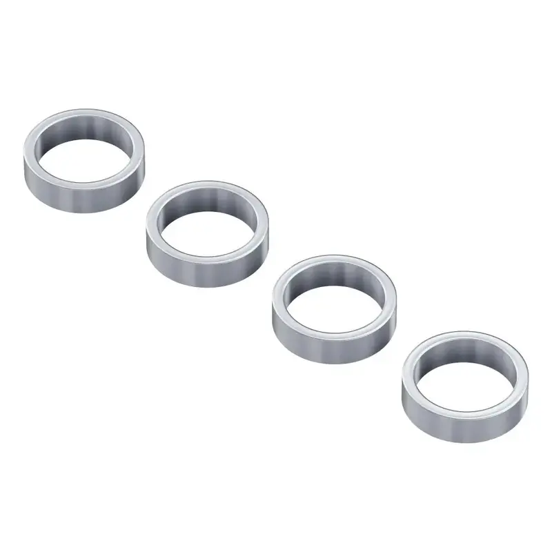 ServoCity 12mm ID Spacer (15mm OD, 4mm Length) - 4 Pack