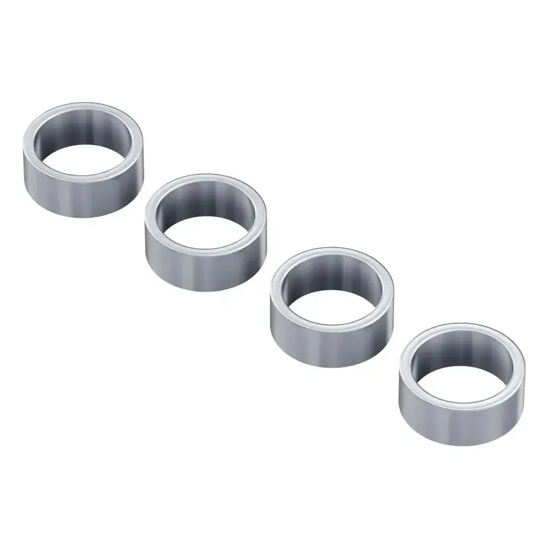 ServoCity 12mm ID Spacer (15mm OD, 6mm Length) - 4 Pack