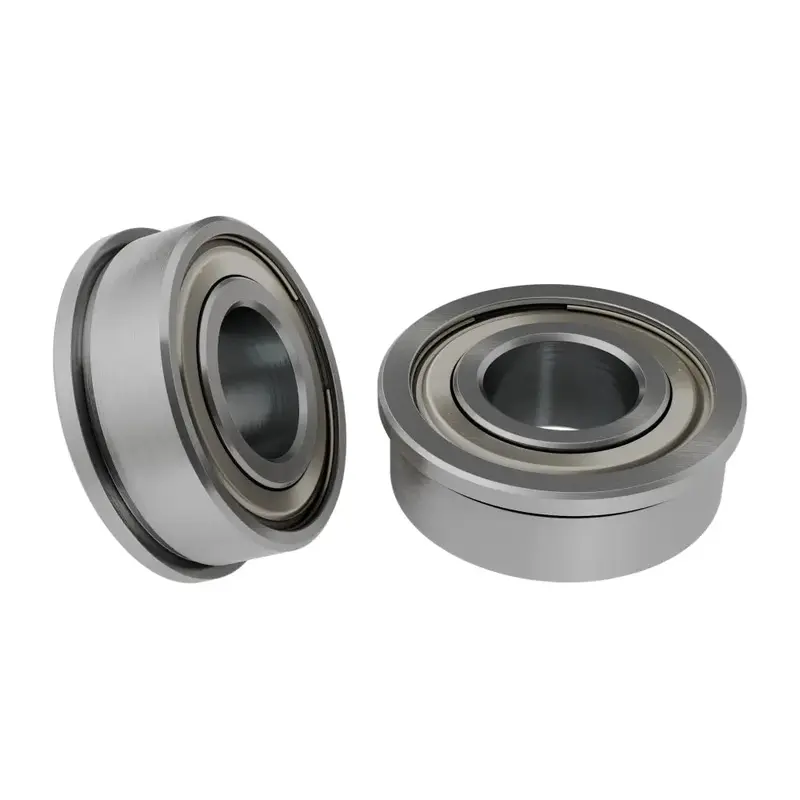 ServoCity 1611 Series Flanged Ball Bearing (1/4" ID x 14mm OD, 5mm Thickness) - 2 Pack