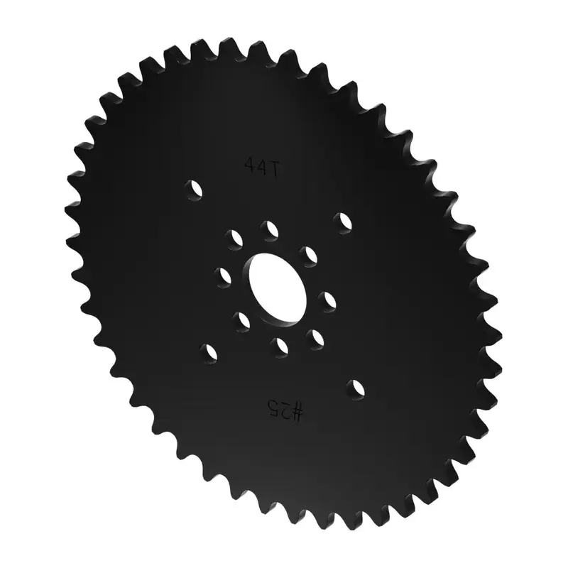 ServoCity #25 Pitch Acetal Hub-Mount Sprocket (14mm Bore, 44 Tooth)