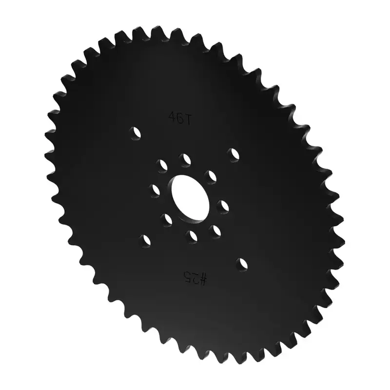 ServoCity #25 Pitch Acetal Hub-Mount Sprocket (14mm Bore, 46 Tooth)