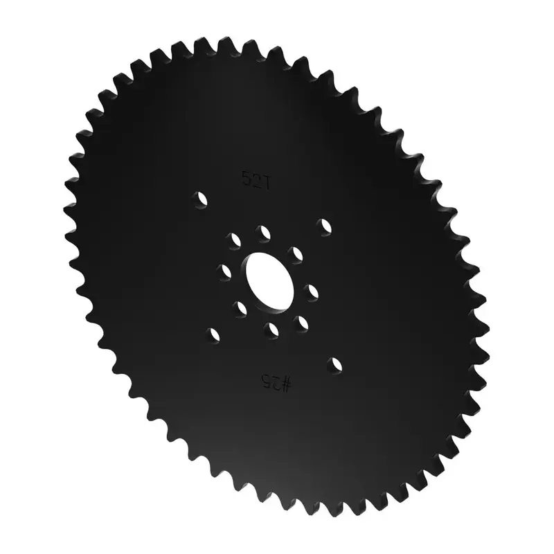 ServoCity #25 Pitch Acetal Hub-Mount Sprocket (14mm Bore, 52 Tooth)