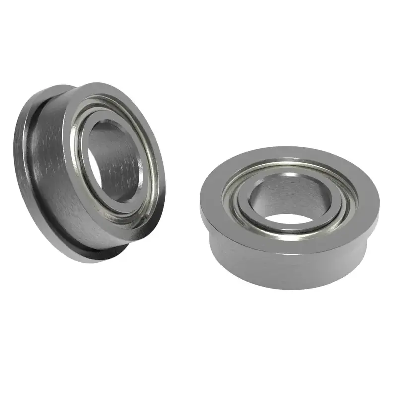 ServoCity 3/16" ID Flanged Ball Bearing (3/8" OD, 1/8" Thickness) - 2 Pack
