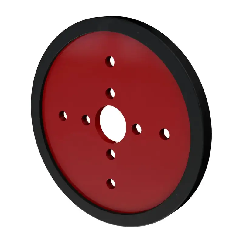 ServoCity 3" Acrylic Disc Wheel (Red) - 2 Pack