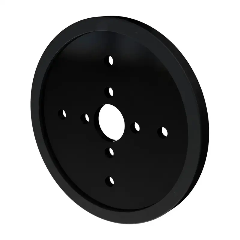 ServoCity 3-inch Acrylic Disc Wheel Black (2x)
