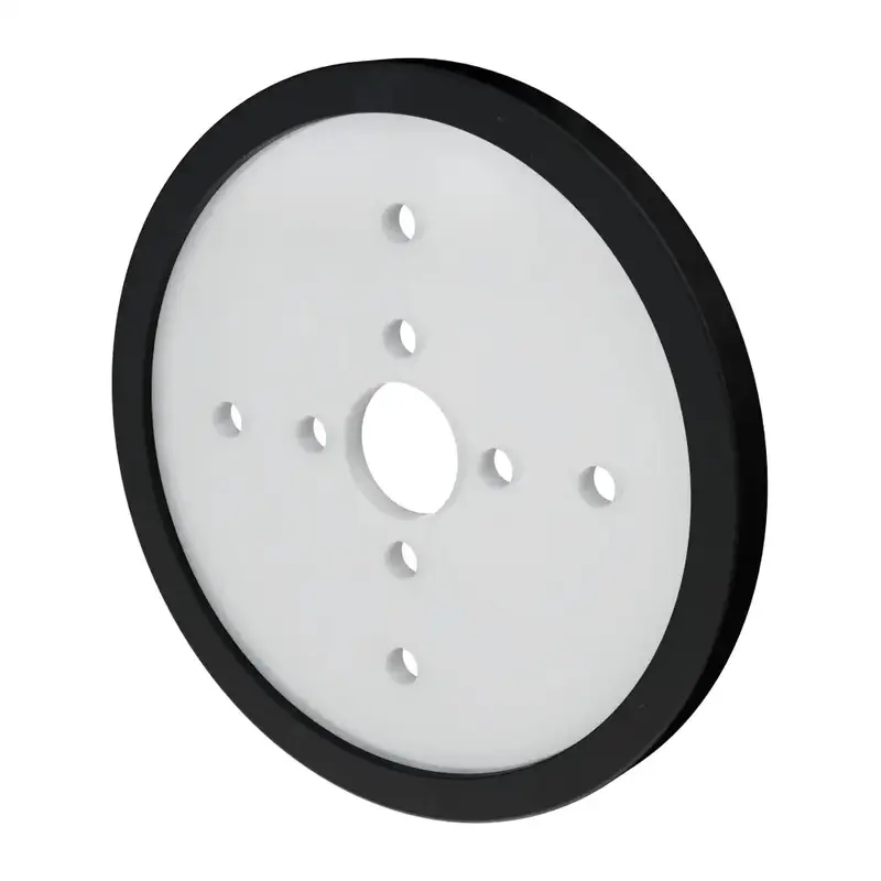 ServoCity 3-inch Acrylic Disc Wheel White (2x)
