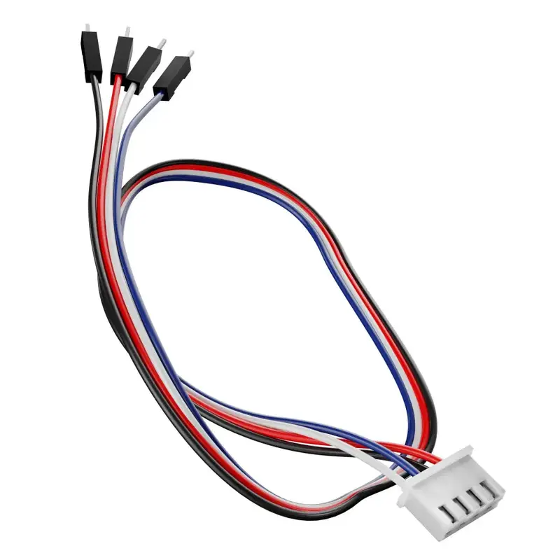 ServoCity Encoder Breakout Cable (4-Pos JST XH [MH-FC] to 4 x 1-Pos TJC8 [FH-MC]), 300mm L