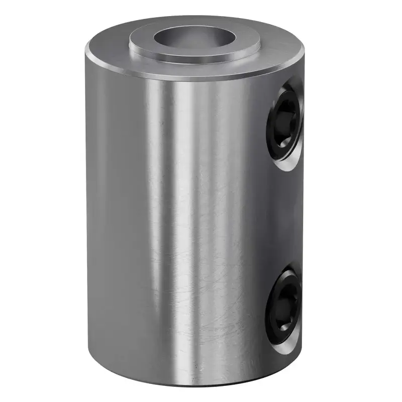 ServoCity Set-Screw Shaft Coupler (5mm Round Bore to 5mm Round Bore)