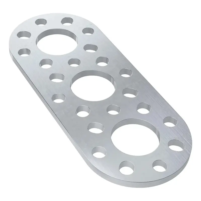 ServoCity 1105 Series Round-End Pattern Plate (3 Hole, 80mm Length)