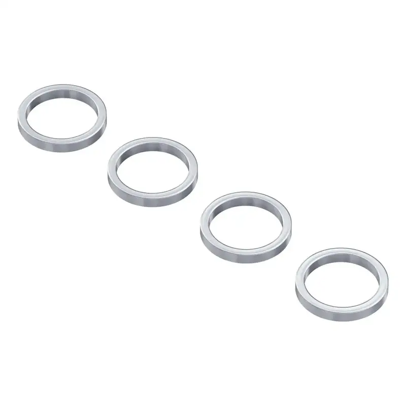ServoCity 12mm ID Spacer (15mm OD, 2mm Length) - 4 Pack