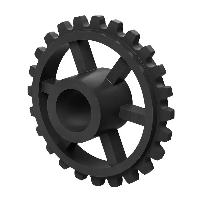 ServoCity 24 Tooth Press Fit Sprocket (0.1227" Pitch, 0.250" Bore)