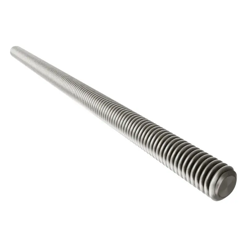 ServoCity 2808 Series Stainless Steel Threaded Rod (M4 x 0.7mm, 90mm Length) - 2 Pack