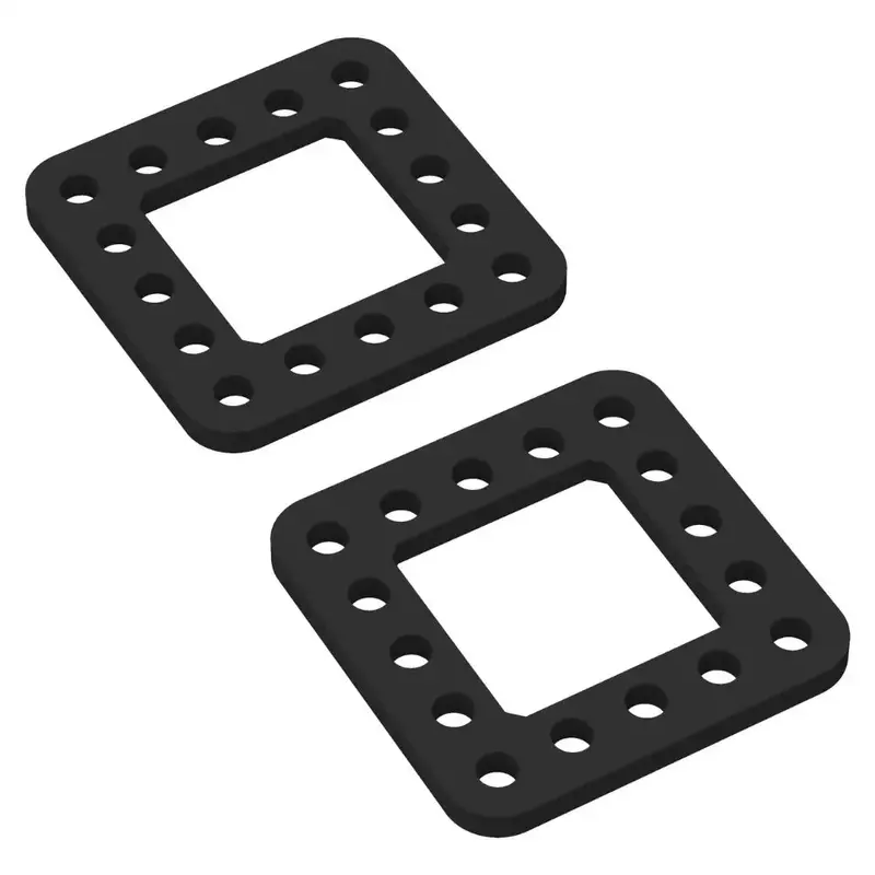 ServoCity 3704 Series Plastic GoRAIL Slide Plate (43-1) - 2 Pack