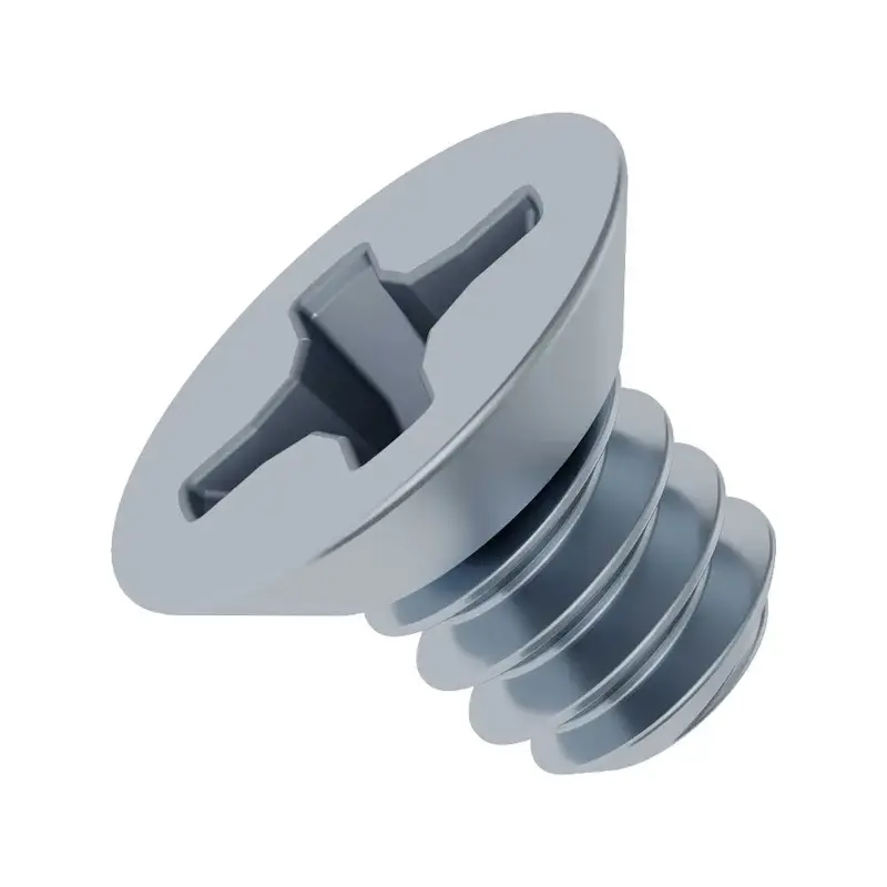 ServoCity 6-32 Zinc-Plated Flat Head Screw (0.1875" Length) - 6 Pack