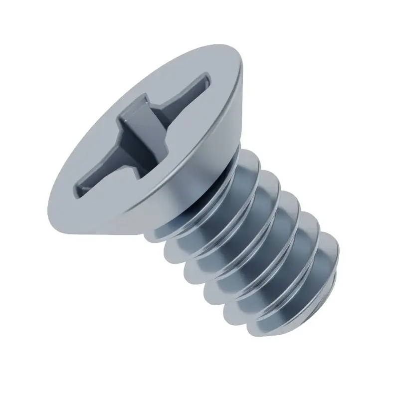 ServoCity 6-32 Zinc-Plated Flat Head Screw (0.250" Length) - 6 Pack