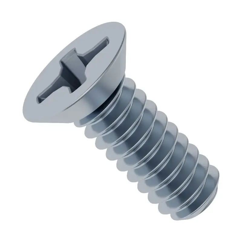 ServoCity 6-32 Zinc-Plated Flat Head Screw (0.375" Length) - 6 Pack