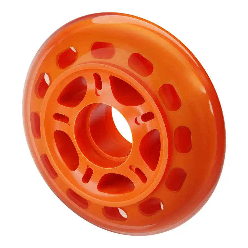 ServoCity Inline Skate Wheel (Orange, 76mm Diameter)