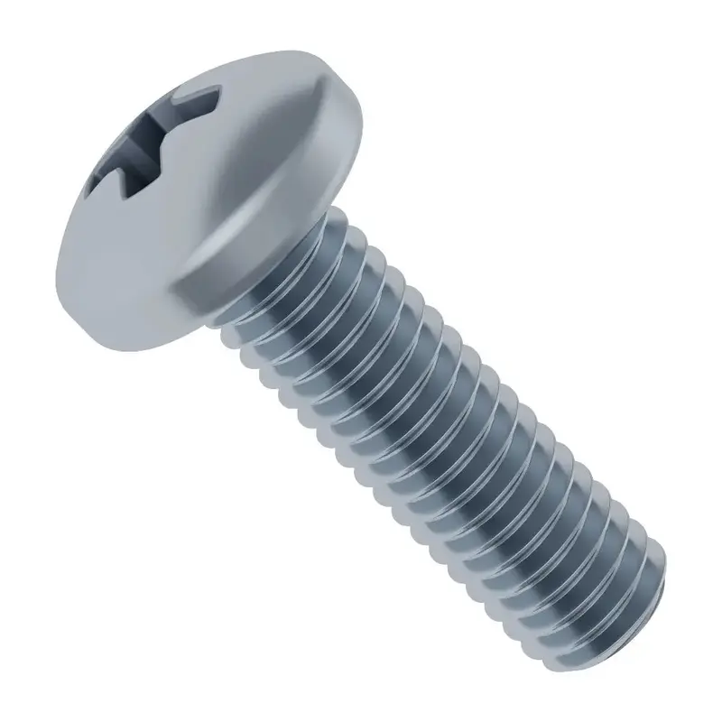 ServoCity M3 x 0.5mm Zinc-Plated Pan Head Screw (10mm Length) - 6 Pack