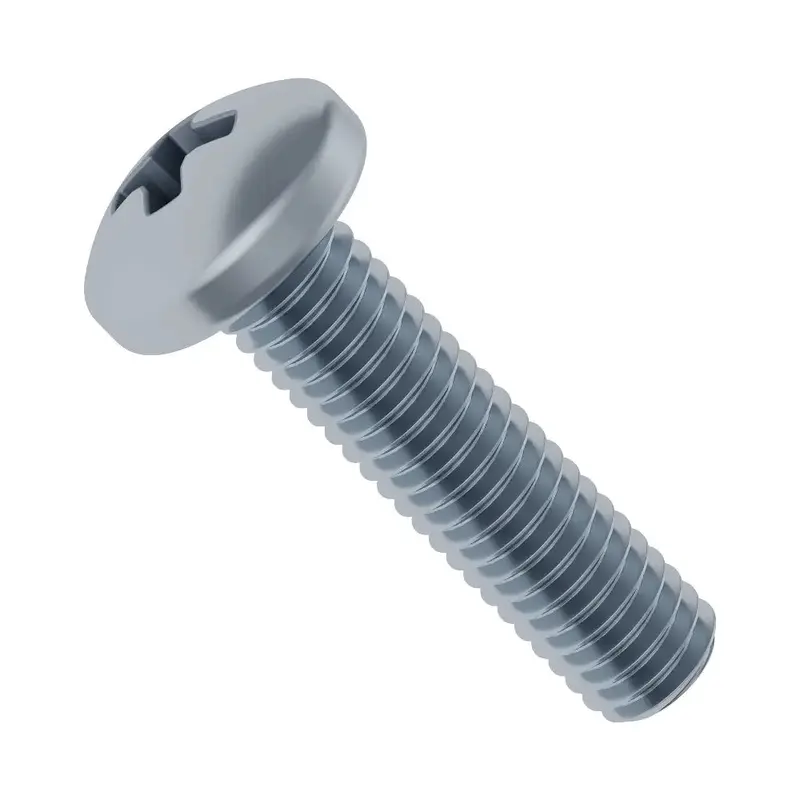ServoCity M3 x 0.5mm Zinc-Plated Pan Head Screw (12mm Length) - 6 Pack