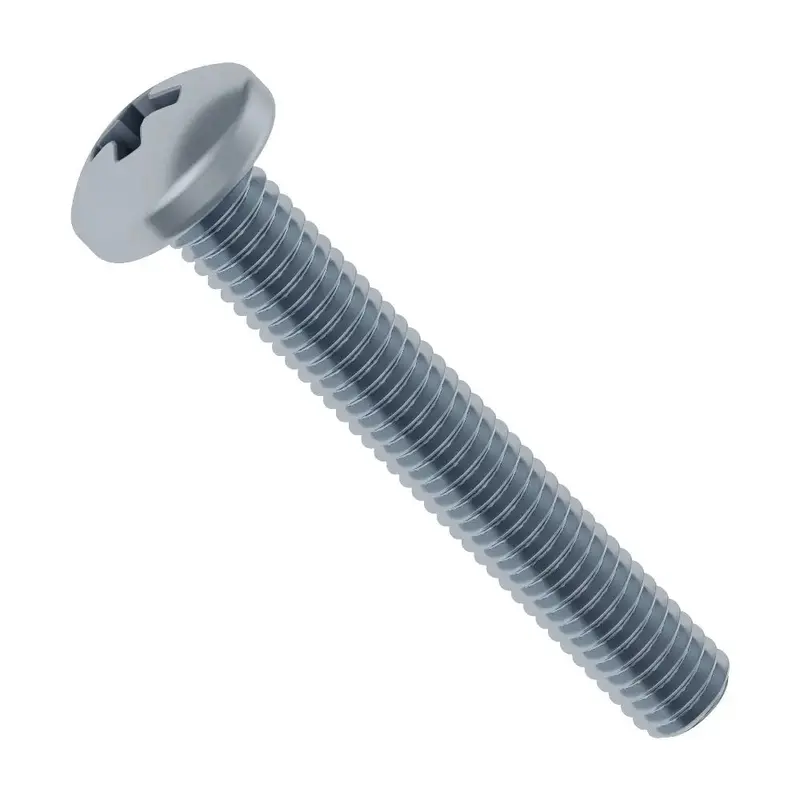ServoCity M3 x 0.5mm Zinc-Plated Pan Head Screw (20mm Length) - 6 Pack