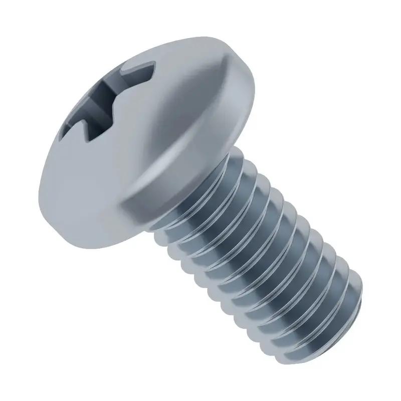 ServoCity M3 x 0.5mm Zinc-Plated Pan Head Screw (6mm Length) - 6 Pack