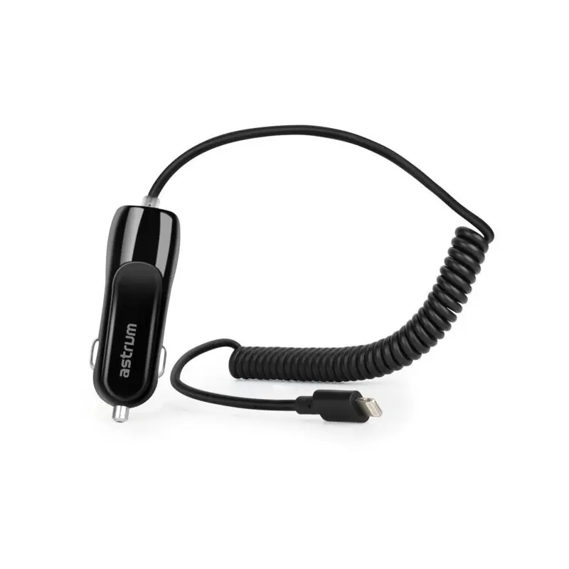 Astrum CC390 8 pin Lightning MFI Car Charger  Black