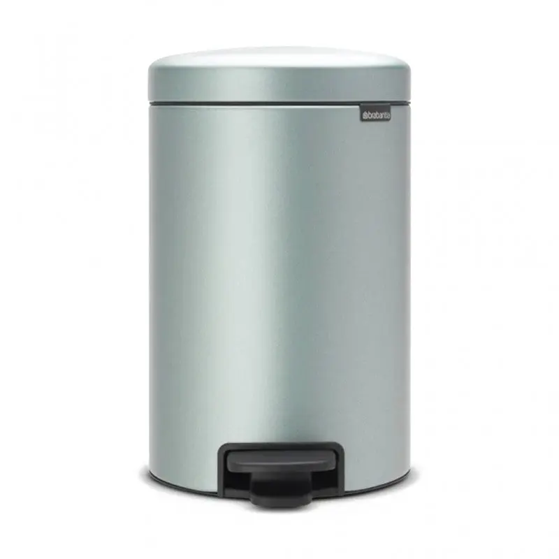 Brabantia 12L Newlcon Pedal Bin - Metallic Mint 113765
