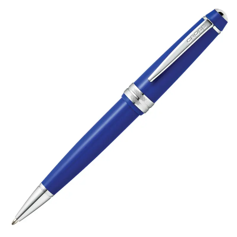 Cross Bailey Light Ballpoint Pen Blue Chrome Trim - AT0742-4