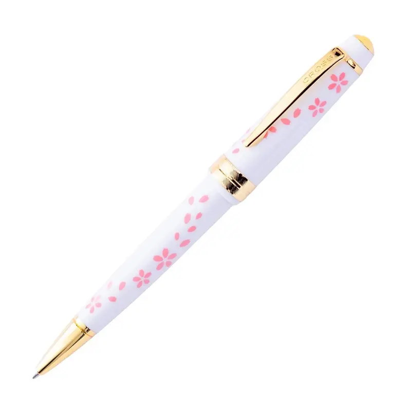 Cross Bailey Light Cherry Blossom Glossy White Resin Ballpoint Pen - AT0742-15