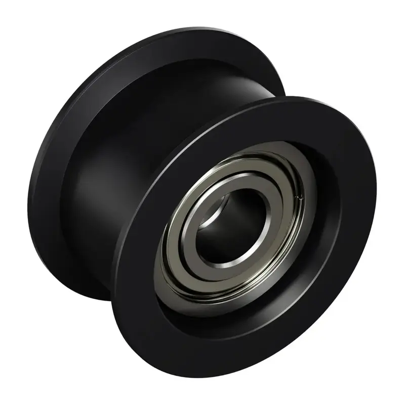 ServoCity Dual-Bearing Timing Belt Idler Pulley (6mm Bore, 18.5mm Diameter, 9.5mm inside Width)