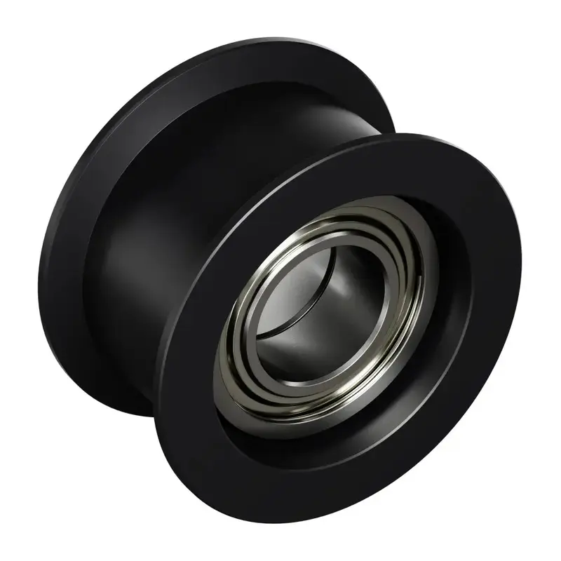 ServoCity Dual-Bearing Timing Belt Idler Pulley (8mm Bore, 18.5mm Diameter, 9.5mm inside Width)