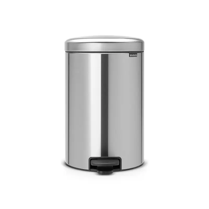 Brabantia 20L Newlcon Pedal Bin - Matt Steel 114021
