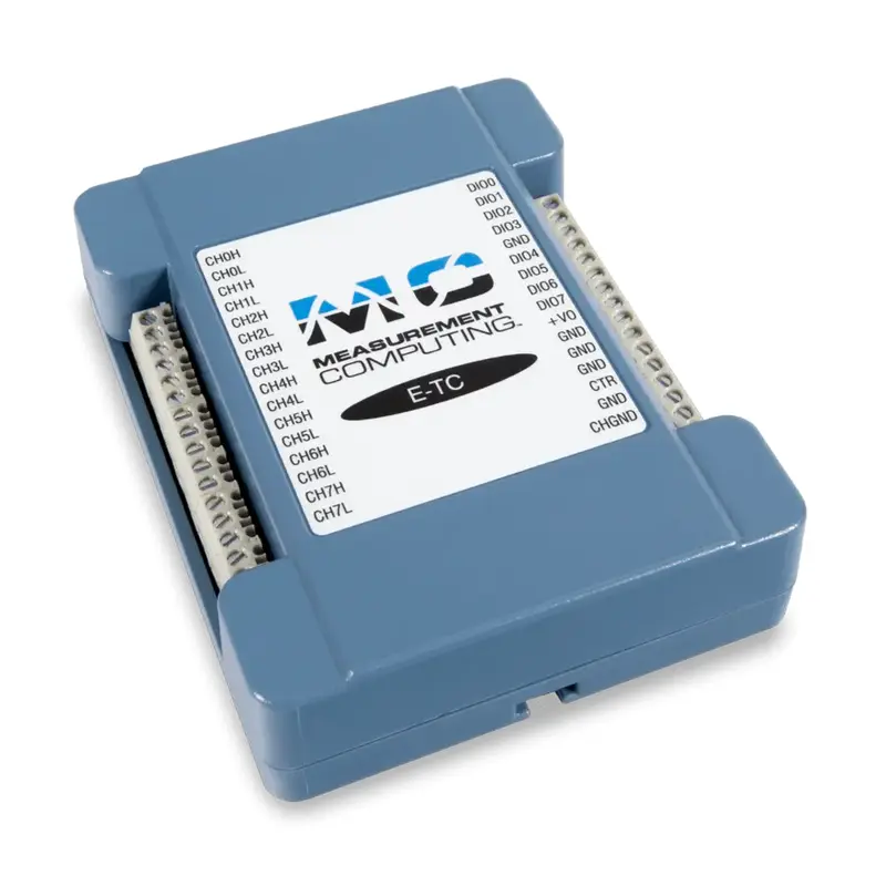 Digilent MCC E-TC: Thermocouple Measurement Ethernet DAQ Device