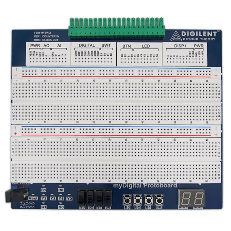 Digilent myDigital Protoboard (for NI myDAQ/myRIO)